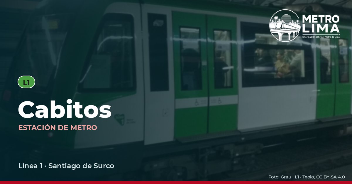 Estación Cabitos del Metro de Lima