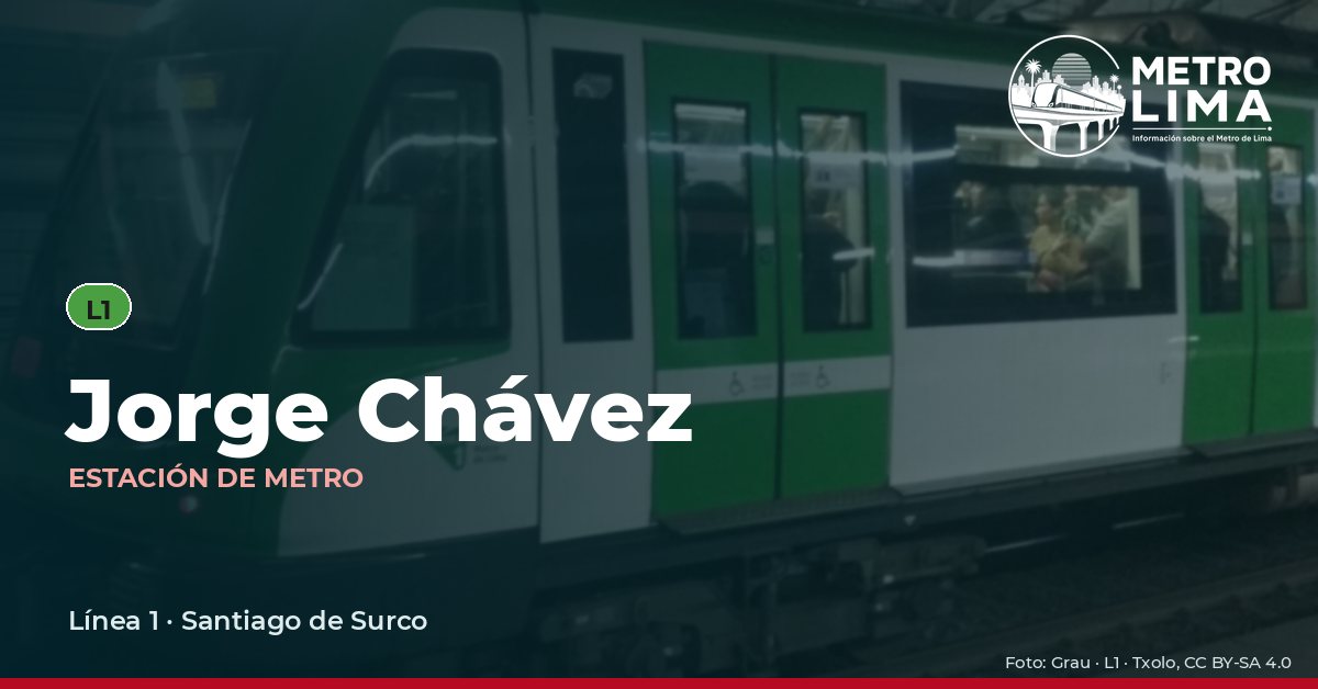 Estación Jorge Chávez del Metro de Lima