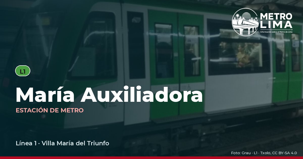 Estación María Auxiliadora del Metro de Lima